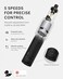 HOTO 35in1 Cordless Rotary Tool Kit Strong Motor 25000RPM 5 Variable Speed Powerful Engraving Pen LED Light Ideal for 3D Printing Sanding Polishing Drilling Carving Cutting DIY Crafts
