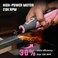 Katerk Cordless Rotary Tool 4000mAh Battery 6Speed 28000RPM Rotary Tool Kit with 70 Accessories Light duty Engraving Pen for Sanding Polishing Drilling Etching Grinding Wood Carving