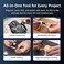 iFu Mini Cordless Rotary Tool Kit with 30 Accessories 150mNm High Torque Stepless Speed for Engraving Polishing Drilling Carving on Wood Glass Eggshell Crafts Gift for Men