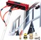 ZKUAOGDI 26 FT Solar Panel Cleaning Kit Window Cleaning System 20M Hose Rotating BrushHead Washing Equipment Window Cleaner Tool Water Fed Pole Kit for Roof Caravan Solar Panel