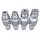 Jariko Jrod Pressure Washer Nozzle 56 GPM High Pressure Hose J Rod 14 Quick Connect for Soft Wash System 4 Way 4 Tip Nozzle Accessories