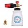 DUSICHIN Foam Cannon Snow Foam Car Washer 4000 PSI Pressure Wide Neck Adjustable Nozzle 1L Container Additional 104mm Orifice Nozzle Soap Cannon for Sprayer Gun DUS2401
