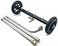 QCHENYI 2in1 16 DualFunction Undercarriage Pressure Washer Cleaner Surface Cleaner for Power Pressure Washer Attachment Underbody Car Wash Water Broom with 3 Pieces Extension Wand 4000 PSI