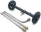 QCHENYI 2in1 16 DualFunction Undercarriage Pressure Washer Cleaner Surface Cleaner for Power Pressure Washer Attachment Underbody Car Wash Water Broom with 3 Pieces Extension Wand 4000 PSI