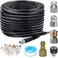 ZOFINE Sewer Jetter Kit 50FT 5800PSI Plastic 14 Inch NPT 600 Inches 1 Pack 50FT