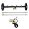 Tool Daily DualFunction Undercarriage Cleaner with Swivel Wheel Surface Cleaner for Pressure Washer Underbody Car Wash Water Broom 16 Inch 4000 PSI