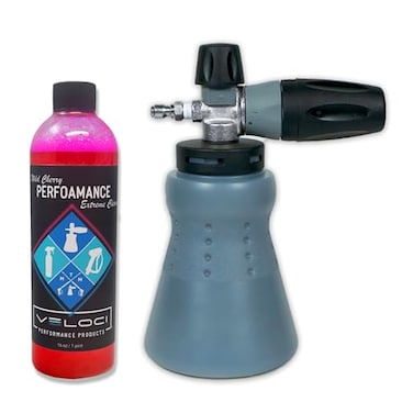 MTM Hydro PF22 Foam Cannon with Wide Mouth Bottle 16 oz Bottle of Car Wash Soap Included
