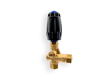 AR ANNOVI REVERBERI VRT3250 Pressure Washer Unloader Blue Spring 3650 max PSI 105 max GPM 38F outlet adjustable knob