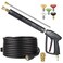 YAMATIC Pressure Washer Gun and Hose Kit 25 FT Kink Resistant Power Washer Hose and Wand 38 Swivel Quick Connector M2214mm Fitting Replacement for Ryobi Simpson Craftsman