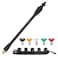 FIXFANS Pressure Washer Wand Replacement 16 Inch Power Washer Wand with 14 Quick Connect 5 Spray Nozzles 1 Tips Holder Compatible with Some Ryobi Portland Husky Pressure Washers Black