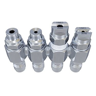 Jariko Jrod Pressure Washer Nozzle 23 GPM High Pressure Hose J rod Nozzle 14 Quick Connect for Soft Wash System 4 Way Pressure Washer 4 Tip Soft Wash Nozzle Pressure Washer Accessories