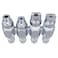 Jariko Jrod Pressure Washer Nozzle 78 GPM High Pressure Hose Nozzle 14 Quick Connect for Soft Wash System 4 Way Pressure Washer 4 Tip Soft Wash Nozzle Pressure Washer Accessories