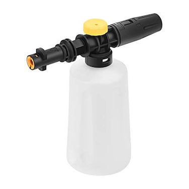 FUNTECK Foam Cannon Lance Compatible with Karcher K2K3K4K5K6K7 Pressure Washer Adjustable Soap Dispenser for Cleaning Vehicles Cars Motorcycles and Bikes 700 ml