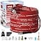 YETIANICAL NIFUAL Sewer Jetter Kit for Pressure Washer50FT 5800PSI Pressure Drain Cleaner 14 Inch NPT Corner Rotating and Button Hose Sewer Jetting Nozzle for Homeowners DIYers 50FT