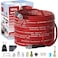 YETIANICAL NIFUAL Sewer Jetter Kit for Pressure Washer50FT 5800PSI Pressure Drain Cleaner 14 Inch NPT Corner Rotating and Button Hose Sewer Jetting Nozzle for Homeowners DIYers 50FT