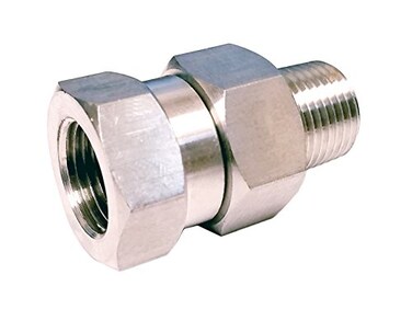 Ultimate Washer Stainless Steel Hose Fitting 38 inch Threaded Pressure Washer Hose Swivel Kink Free AntiTwist 4500 PSI