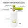ESP EXTRA-SENSORY PERCEPTION ESP Foam Cannon Snow Foam Lance Pressure Power Jet Washer Quick Release Adjustable Nozzle with 1 Liter Bottle Washing Mitts 1 Towel