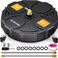 EVEAGE 18 Inch Large Size Pressure Washer Surface Cleaner Attachment with Wheels 4000 PSI Power Washer Accessory with 14 QuickConnect2 Extension Wand for Driveways Sidewalks Patios Cleaning