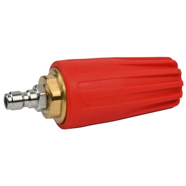 Delixike Pressure Washer Turbo Nozzle for General Pump 26005100 PSI Turbo Nozzle 360 Rotating 14 Quick Connect Cleaning Machine 40 GPM 40 Orifice