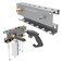 UNITEDPOWER Pressure Washer Gun HolderWall Mount Foam Cannon HolderTool Storage Rack for Pressure Washer WandNozzle Tips Car Wash Accessories Organizer Silver