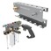 UNITEDPOWER Pressure Washer Gun HolderWall Mount Foam Cannon HolderTool Storage Rack for Pressure Washer WandNozzle Tips Car Wash Accessories Organizer Silver