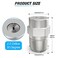 MEANLIN 30 Degree Surface Cleaner Tips 14 Inch NPT Male 25 Orifice 4000 PSI Threaded Spray Nozzles Replacement for Water Gun Water Broom and Surface Cleaner 10Pack