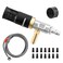 FIXFANS Adjustable Long Range Nozzle for Pressure Washer 225 GPM Downstream Injection Spray Nozzle Kit High Power Washing External Chemical Injector with 14 Quick Connect 2000 to 3000 PSI