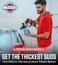 McKillans Pressure Washer Gun with Swivel Foam Cannon Wide Mouth M2214mm Adapter Adjustable Thick Foam Power Washer Gun 38 Male Plug 14 Quick Connector Coupler