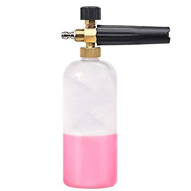EzoLife Foam Cannon with 14 Inch Quick Connector 1 Liter Bottle Professional Gradeuick Release Up to 3200 PSI