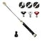 Hamirah Jet Nozzle Power Washer Wand Hose Nozzle Hydro Jet High Pressure Watering Sprayer Tool with 3 Different Nozzles Water Hose Nozzle with Quick Connectors for Car Gutter Window Washing Black