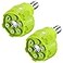 Tondiamo 2 Pack 6 in 1 Pressure Washer Nozzles with 14 Inch Quick Changeover and Adjustable Plug Connect 4000 Psi