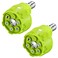 Tondiamo 2 Pack 6 in 1 Pressure Washer Nozzles with 14 Inch Quick Changeover and Adjustable Plug Connect 4000 Psi