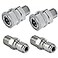 Raincovo Pressure Washer Quick Connect 38 Inch Pressure Washer Fittings Adapter Set Male Thread 4 Pieces