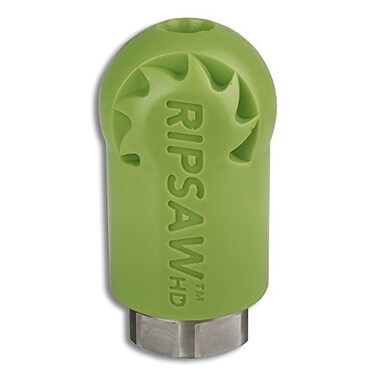 Hydra-Flex, Inc. HydraFlex Ripsaw Nozzle 20022382 Stainless Steel Rotary Valve HydroExcavation Nozzle Black 50