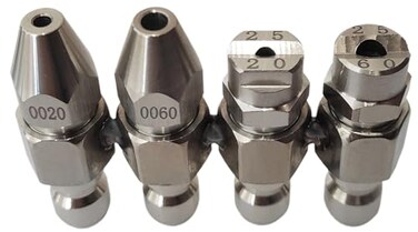 HuangTian Pressure Washer Nozzle 7 GPMJrod Pressure Cleaning Nozzle Kit4 Way J Rod Washing Tip Holder 14 Quick Connect For Soft Wash System 0 25