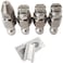 HuangTian 25 GPM Pressure Washer Nozzle 030Jrod Tip Water Cleaning Soft Wash NozzleJ Rod 4 Way Washing Tip Holder14 Quick Connect 0 25 40 65
