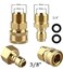 MIZORLIE Pressure Washer Adapter SetM2215 Swivel Male Thread Fitting 38 Quick Connect kit fits 34 standard hosest5000 PSI4PCS