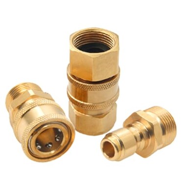 MIZORLIE Pressure Washer Adapter SetM2215 Swivel Male Thread Fitting 38 Quick Connect kit fits 34 standard hosest5000 PSI4PCS