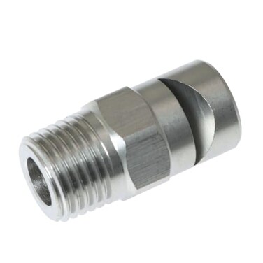 RLECS 304 Stainless Steel Cleaning Nozzle Wide Angle Fan Nozzle 14 High Pressure KWall Cleaning Nozzle Flood Jet Flat Fan Nozzle