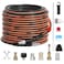 Zebra Clean 50FT Sewer Jetter Kit for Pressure Washer 14 NPT Corner Drain Cleaner Hose 5800 PSI with Sewer Jetting Nozzles Pearl Corsage Pin Waterproof Tape Extension Cord Organizer2 Spanner