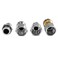 ANPTGHT Pressure Washer Sewer Jetter Nozzles Kits 5000PSI Stainless Steel 3pcs Drain Cleaning Nozzle Tips Pointed Button Nose Rotating Jetting Sewer Nozzle with 14 NPT Male Quick Connector