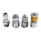 ANPTGHT Pressure Washer Sewer Jetter Nozzles Kits 5000PSI Stainless Steel 3pcs Drain Cleaning Nozzle Tips Pointed Button Nose Rotating Jetting Sewer Nozzle with 14 NPT Male Quick Connector