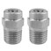 PIYANYO 25 degree surface cleaner nozzle 15 Orifice 14 external thread NPT for threaded nozzles of water guns water brooms and surface cleaners 2PCS