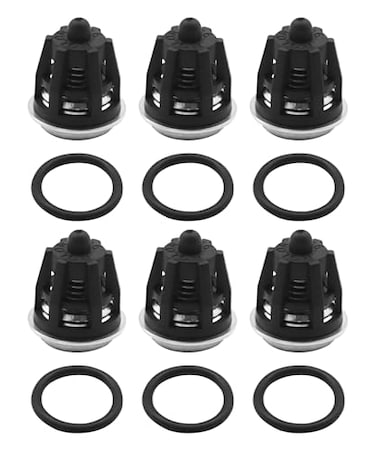 GIBACAD 6PCS Pressure Washer Check Valve Kit Fits For MiTM 700009 Inter Pump 47 49 50 51 Series 758543758543 36703201 Kit01 K01