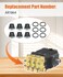 GIBACAD 6Pack Pressure Washer Pump Check Valves Kit With ORings Fits For Annovi Reverberi XMXMAXMVXTXTAXTV Replace AR1864