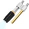 GlamChi M5 Twist NozzleAdjustable Downstream Soft Wash NozzlesLong Reach Soap Shooter Tip10004500 PSI14 Quick Connect37 GPM