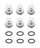 GIBACAD 6Pack Pressure Washer Pump Check Valves Kit With ORings Fits For AAADelcoDeWaltExcellSimpson PumpsReplace 7110110