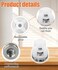 GIBACAD 6Pack Pressure Washer Pump Check Valves Kit With ORings Fits For AAADelcoDeWaltExcellSimpson PumpsReplace 7110110
