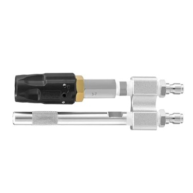 Srliya Tip M5 Twist Nozzle Long Range Soap Washing 37 GPM 10006000Psi 14in Fast Connect for Ladder Saver Stainless steel material
