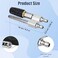 Gosknor M5 Twist Nozzle 37 GPM for Pressure Washer 2in1 Adjustable Long Range Shooter Tip Downstream Soft Wash Injector with 14in NPT Quick Connect Spray Power Washer Accessories for Washing Roof Gard